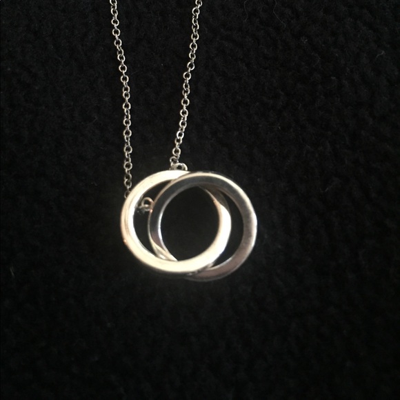 Tiffany & Co. 1837 Interlocking Silver Necklace - Picture 3 of 3