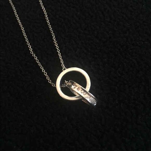 Tiffany & Co. 1837 Interlocking Silver Necklace - Picture 2 of 3