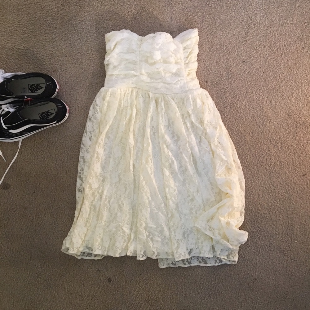 ASOS Women's White Lace Dress