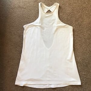 Lululemon high neck twist back tank top