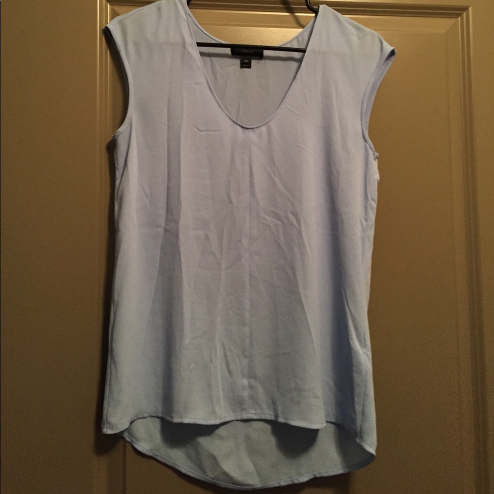 JCrew baby blue chiffon shirt
