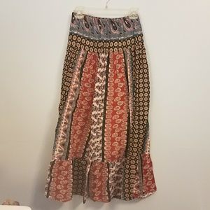 F21 maxi skirt