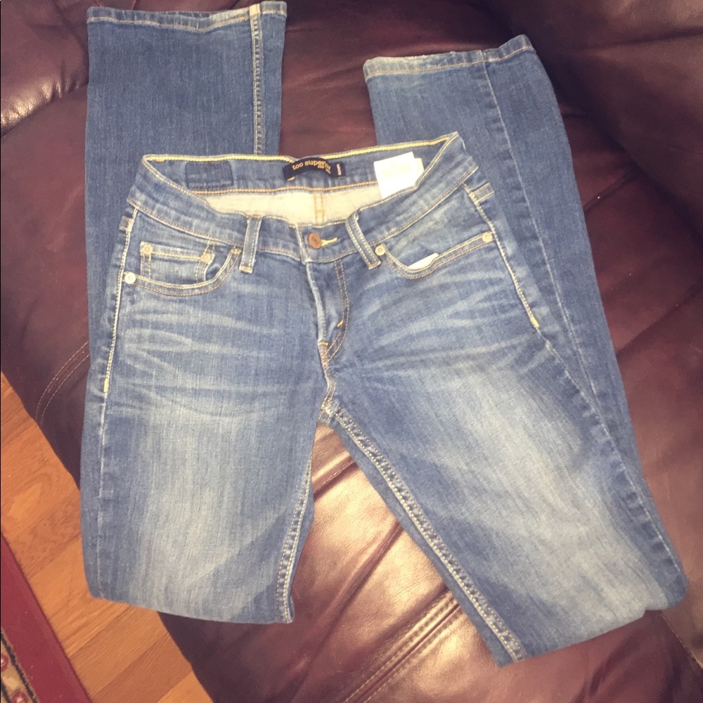 Too super low 524 Levis jeans