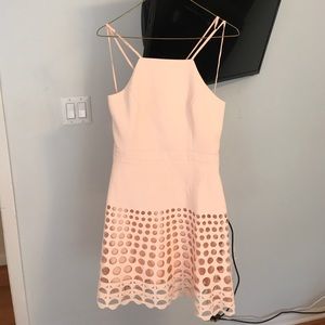 Blush dress worn once