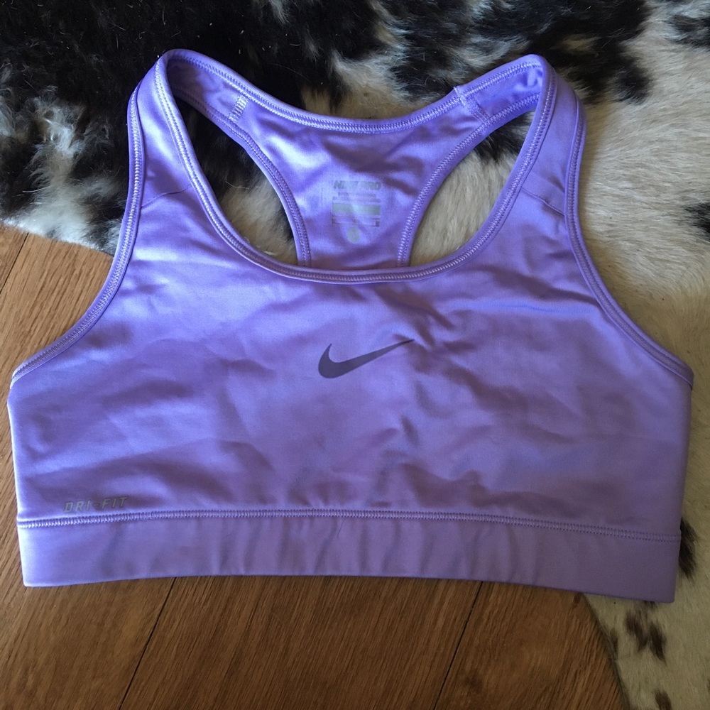 Nike Pro Dri Fit Lavender Sports Bra