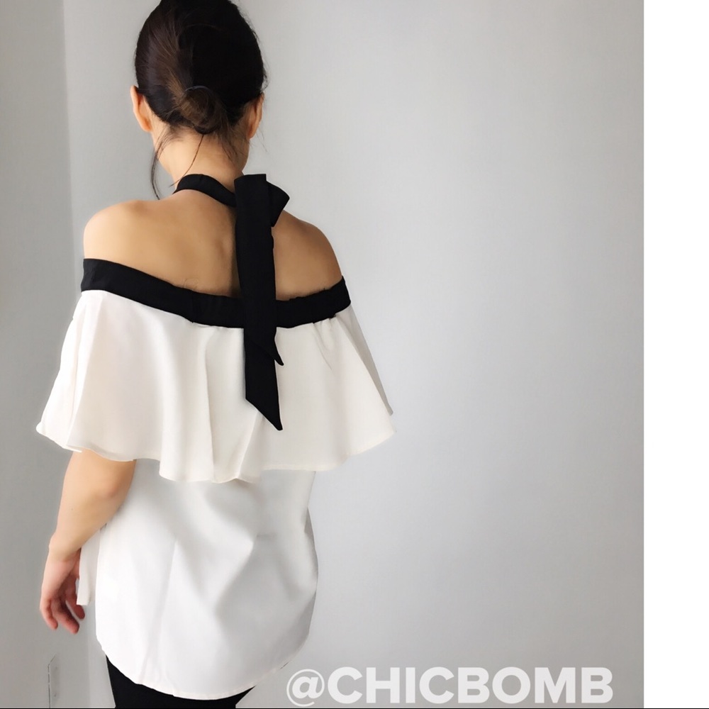 SALE. Astoria ruffle top - Picture 4 of 5
