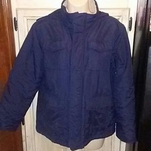 LANDS END KID's. Navy Blue Seasonal Jacket 10/12