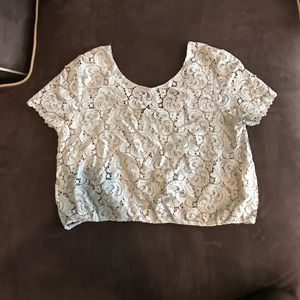 zara new crop top
