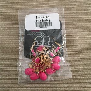 Paparazzi Accessories - Paparazzi Florida Flirt Pink Earring Paparazzi Accessories - Paparazzi Florida Flirt Pink Earring
