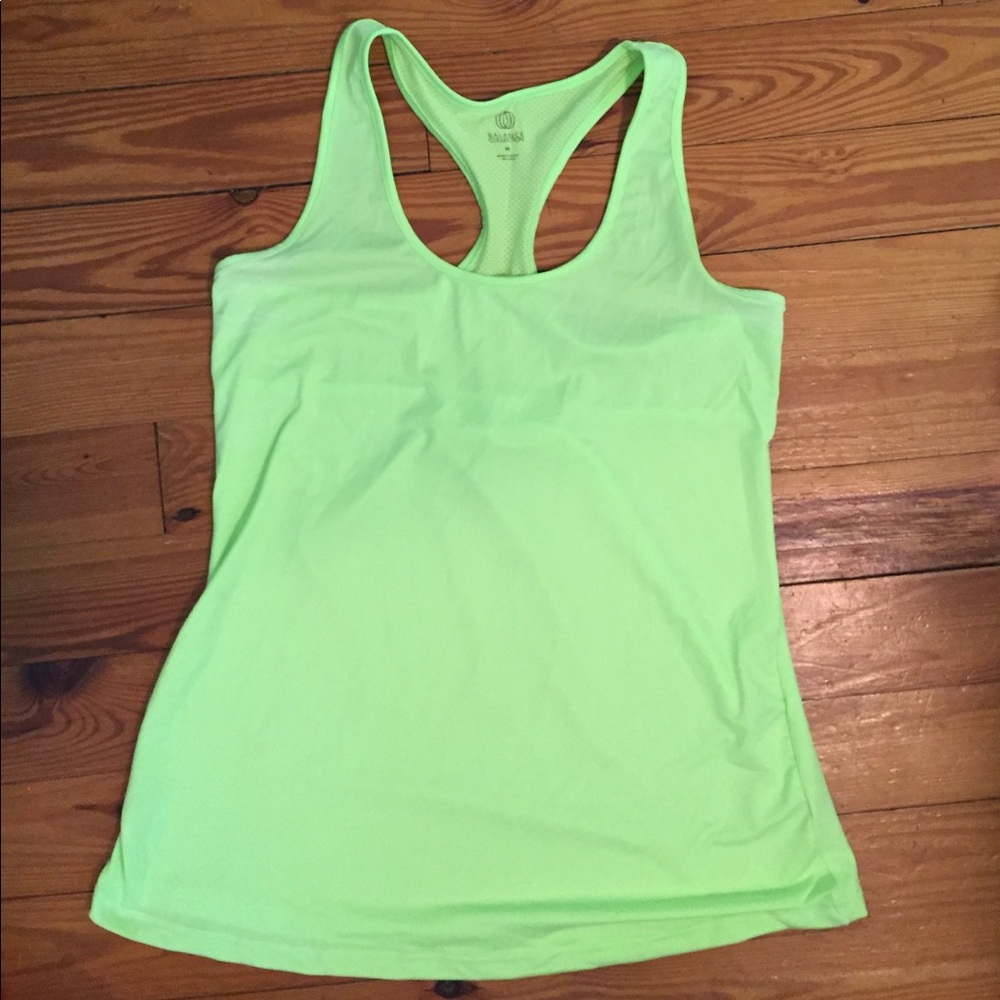 Bright lime/yellow Athletic tank