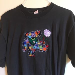 90's vintage The Grateful Dead embroidered shirt