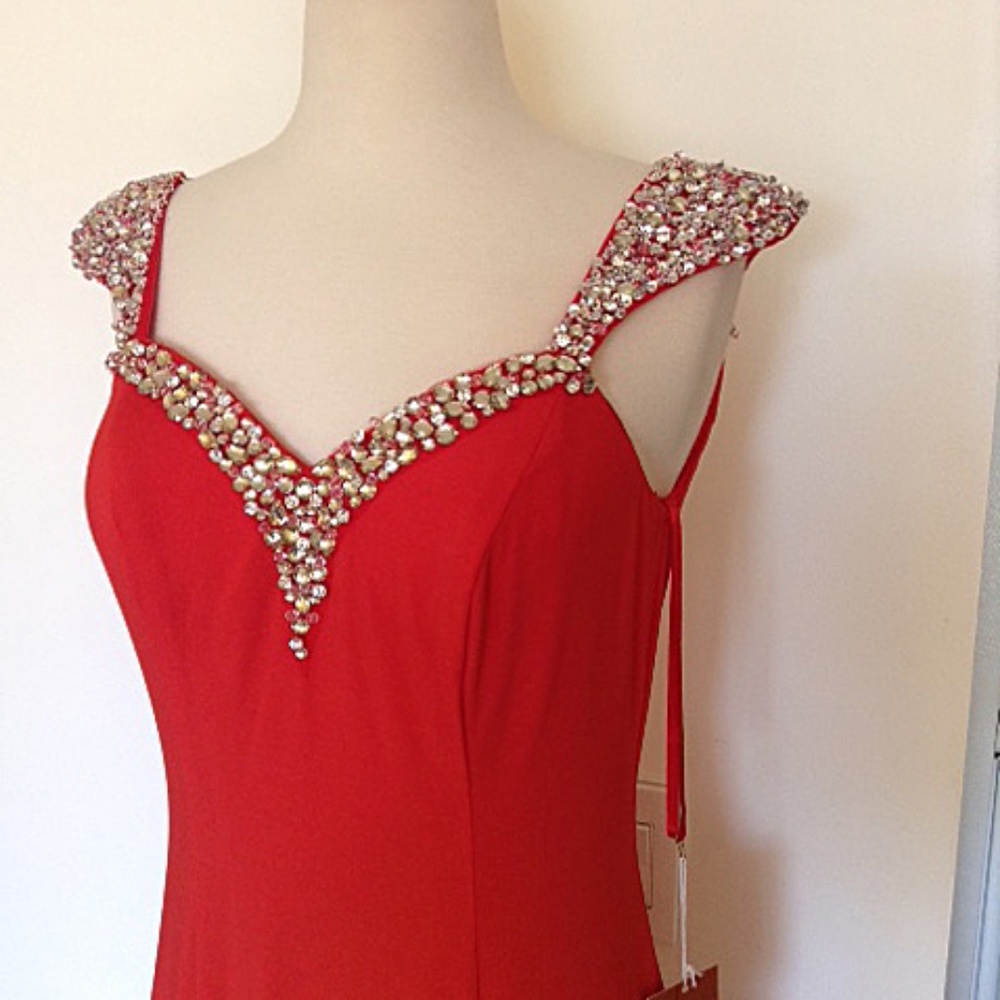 NEW Gown Party Prom Evening Long Red Dress