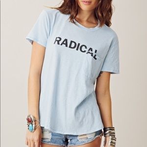 Elizabeth & James Radical light blue pocket tee