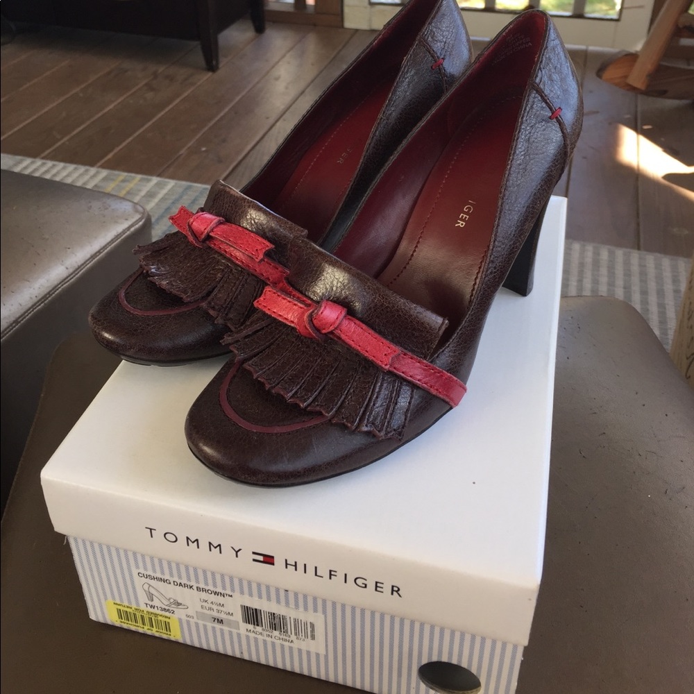 Tommy Hilfiger Cushing Dark Brown - Sz. 7M