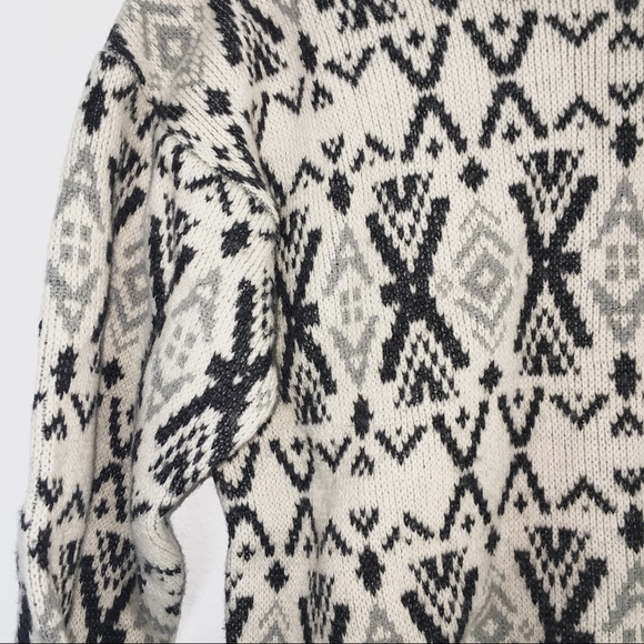 Vintage ARNOLD PALMER Woolen Unique Print Sweater - Picture 2 of 3