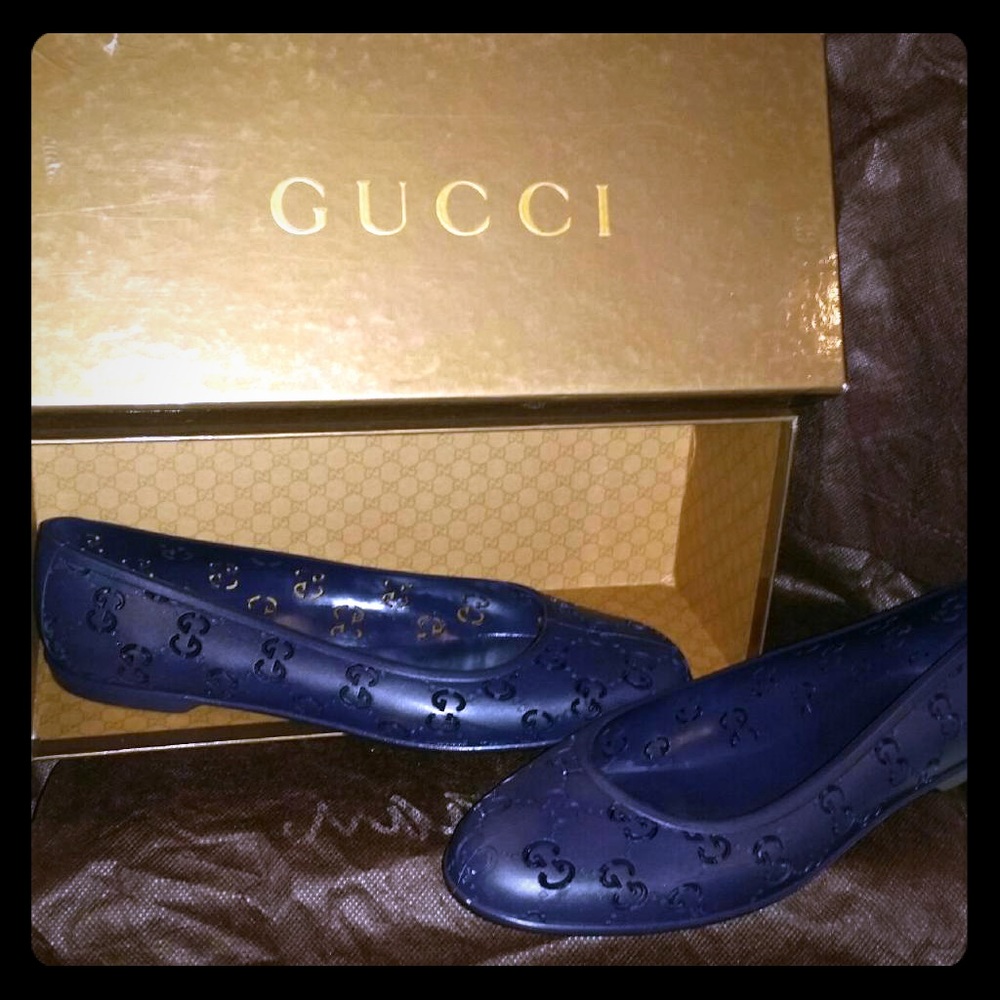 Authentic Gucci Jelly Flats