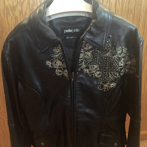Leather motorcycle jacket - Picture 2 of 2