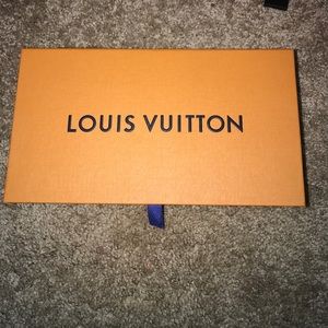 Louis Vuitton box for a scarf!