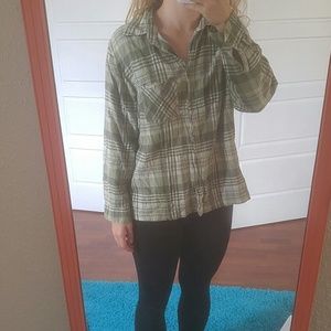Plaid button up