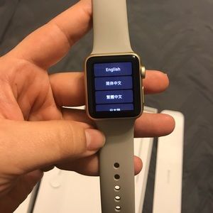 Gold 38mm Apple Watch Series 1