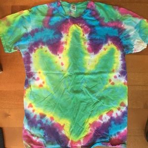 Vintage 90's 420 tie dye tee