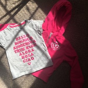 True religion jacket & shirt