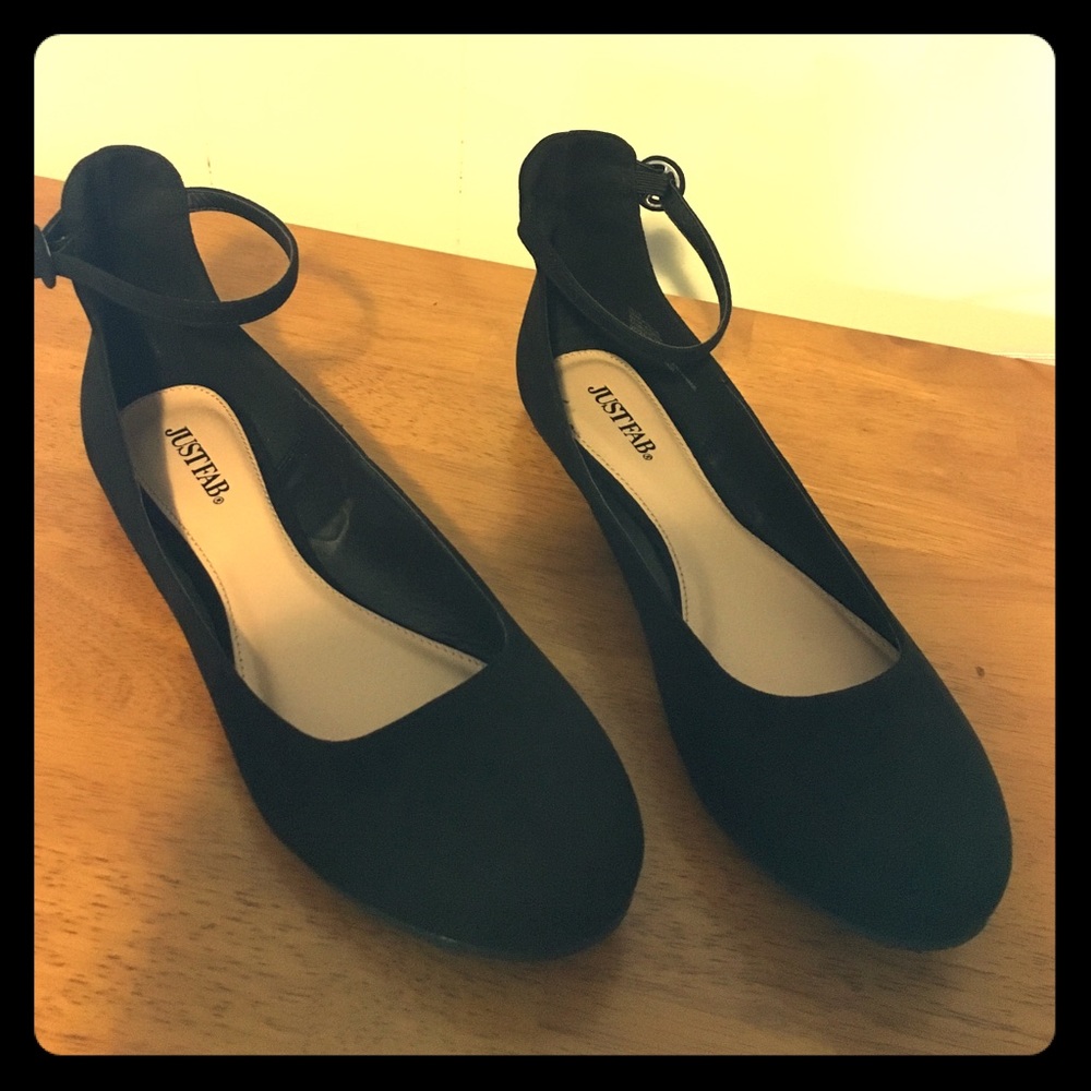 Ballet flat size 9 with a ankle strap