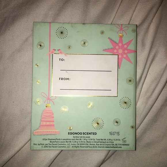 Too Faced Eggnog Latte Xmas Eyeshadow Palette - Picture 4 of 4