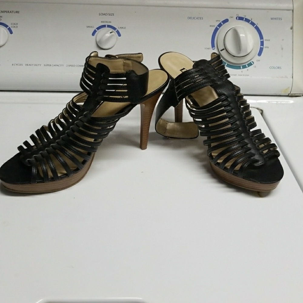 Black 4" sandals