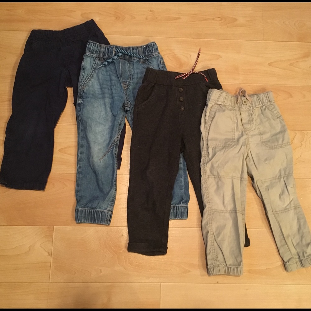 Boys pull-on pants bundle, 2-3T