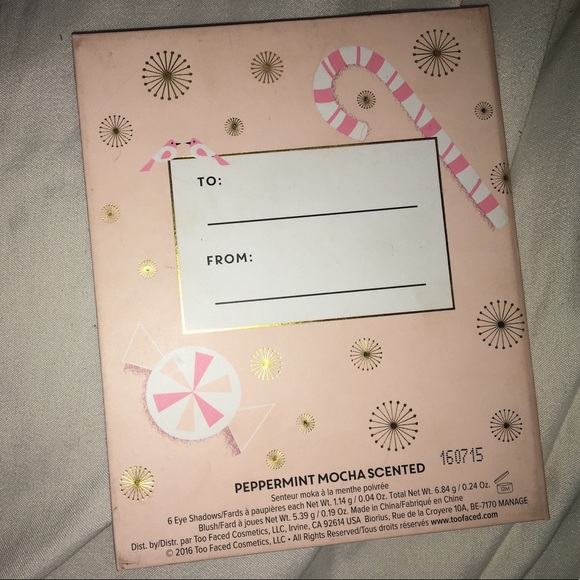 Too Faced Peppermint Mocha Xmas Eyeshadow Palette - Picture 4 of 4