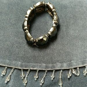 Black stretch bracelet