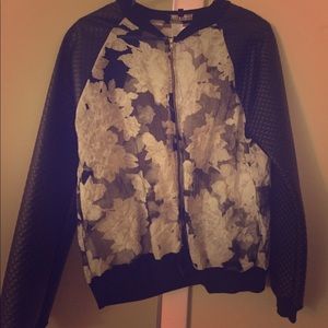 Black and white jacket