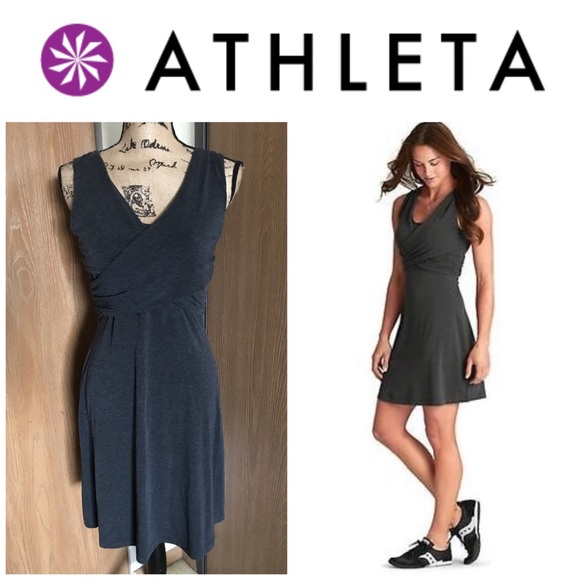 athleta wrap dress