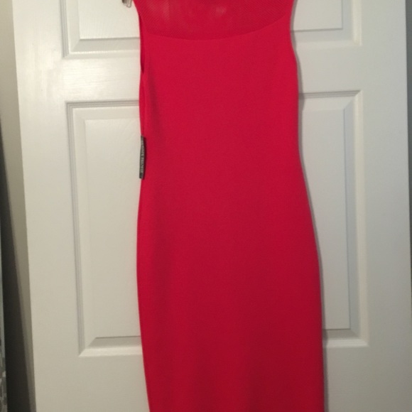 NWT, Vibrant coral sleeveless dress. - Picture 3 of 3