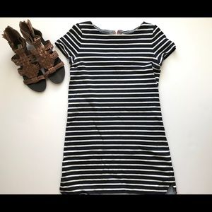 Loft striped t shirt dress.