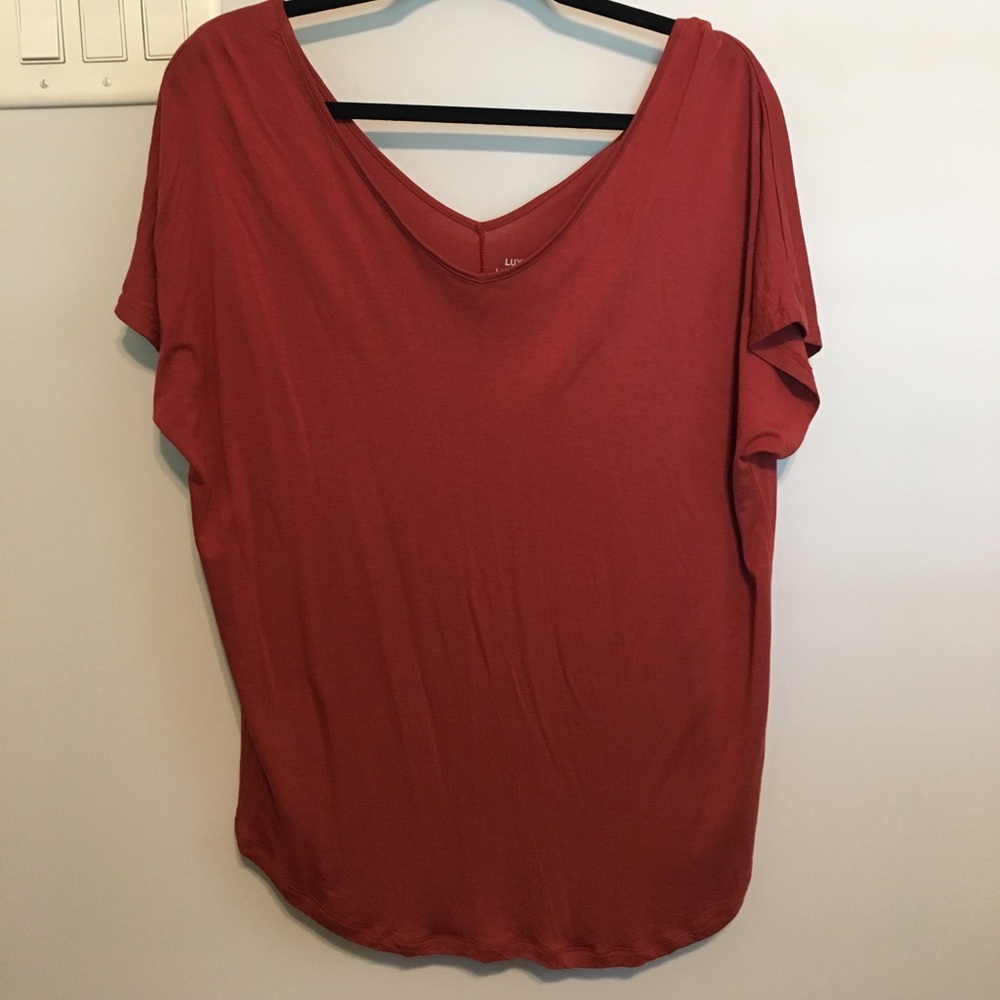 Gap Luxe dolman sleeve top.