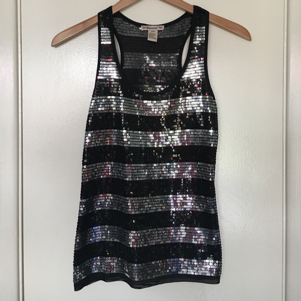 Sequins Tank Top