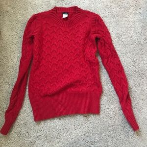 Jcrew red sweater