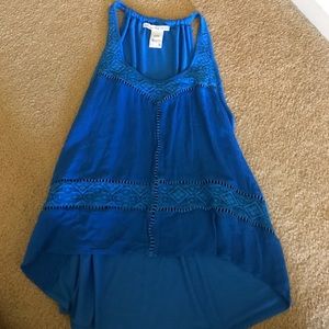 Blue tank top
