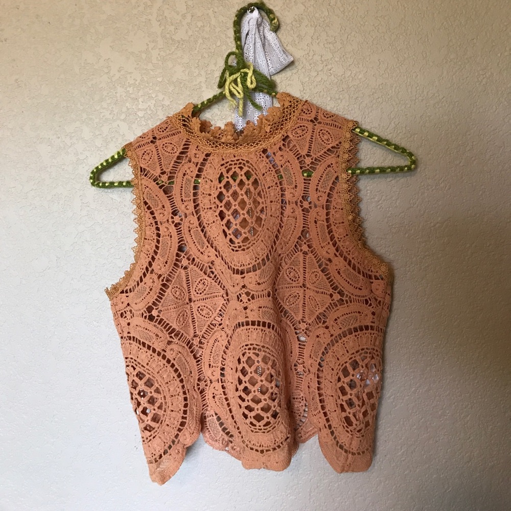 Women's crochet tank top