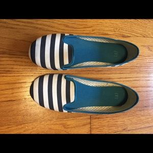 Gap navy striped casual loafer