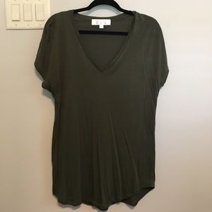 Amour Vert modal/spandex v-neck tee