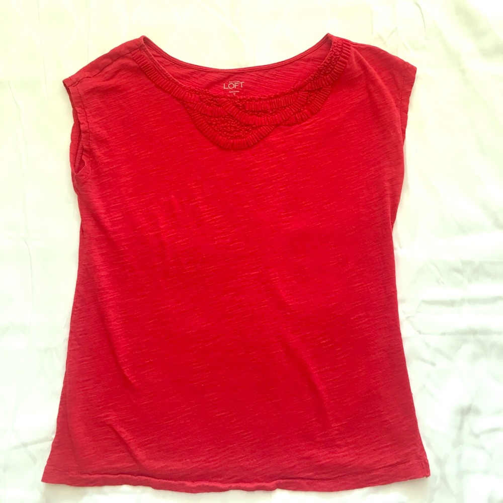 LOFT embellished tshirt