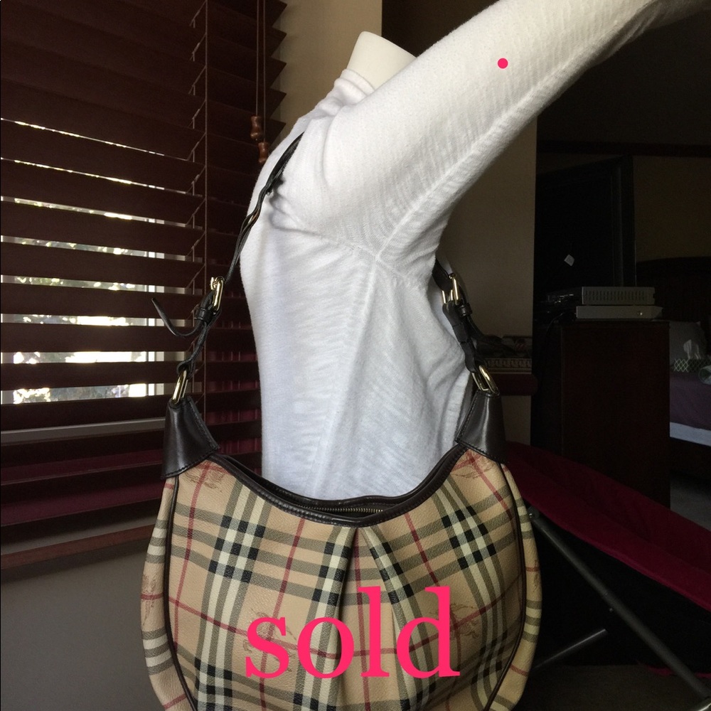 Burberry Haymarket Hobo SOLD!SOLD! in other site