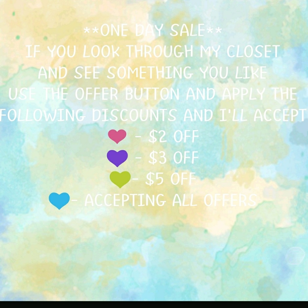 One Day Sale!