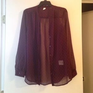 See thru top from old navy.