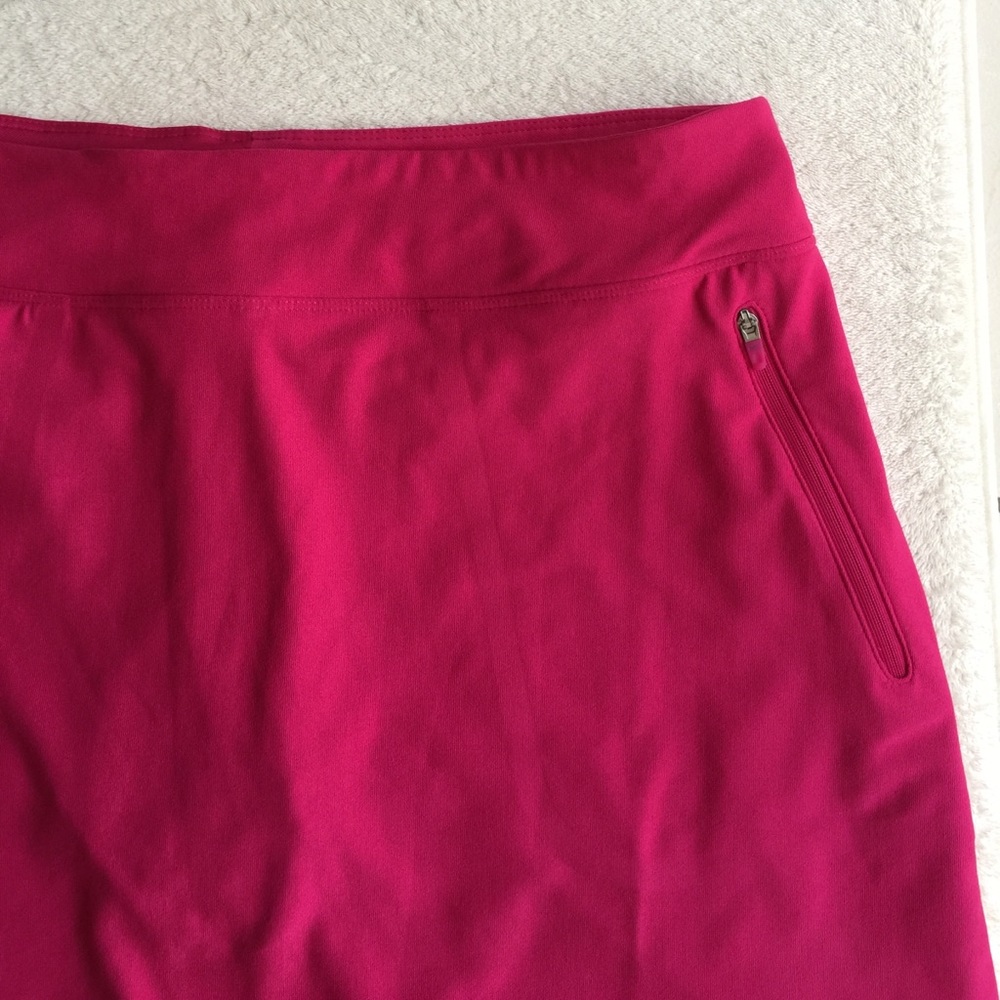 Nike Berry Pink Knit Skirt Skort - Attached Shorts - Picture 2 of 6