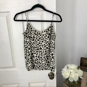Cheetah print camisole