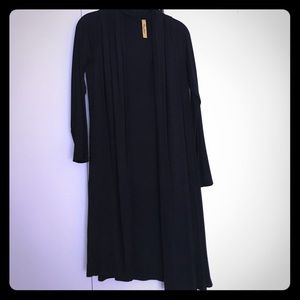 Long sleeve black cardigan